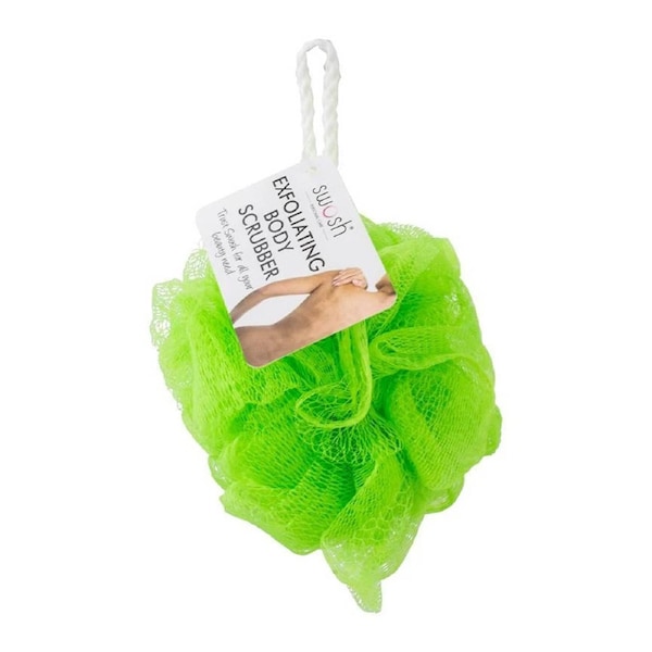 Deal365 Exfoliating Textured Body Scrub Scrubber Sponge Soft Smooth Cleanse Shower Bath