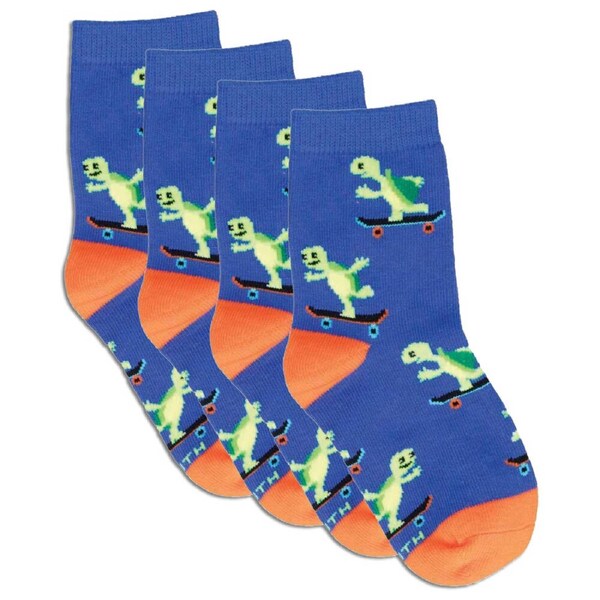 4x Socksmith Kids/Children Novelty Breathable Socks Give’em Shell 2-4y