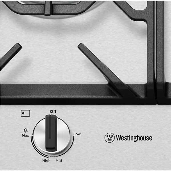 Westinghouse 75cm Gas Cooktop WHG758SC 70cm to 86cm