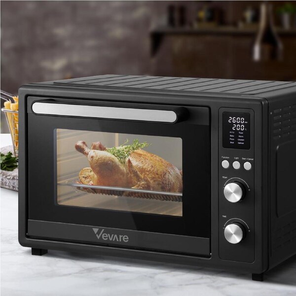 Vevare 5/8/12/32L Air Fryer Oven Oil Free Kitchen Cooker Digital Touch Control 32L