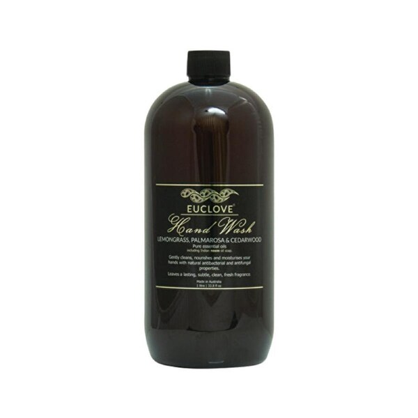 Euclove Hand Wash Lemongrass, Palmarosa & Cedarwood 1000ml 1000ml