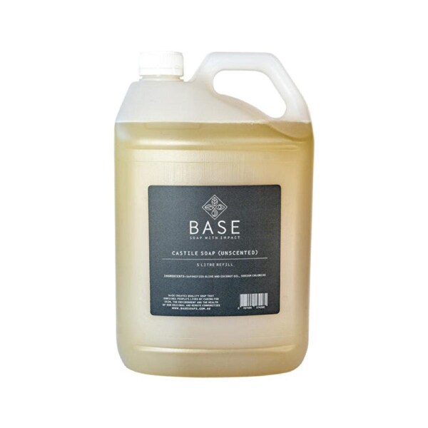 Base (Soap With Impact) Hand Wash Castile Soap (Unscented) Refill 5000ml 5000ml