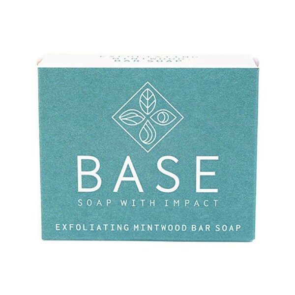 Base (Soap With Impact) Soap Bar Exfoliating Mintwood (Boxed) 120g 120g
