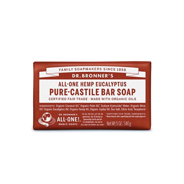 Dr. Bronner's Pure-Castile Bar Soap (Hemp All-One) Eucalyptus 140g 140g