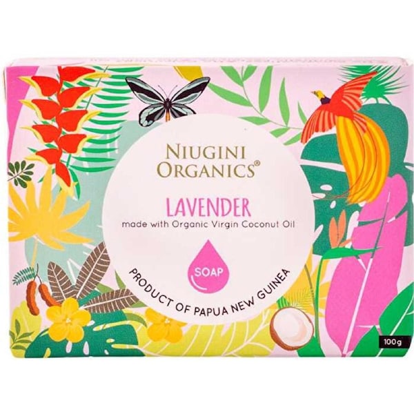 Niugini Organics Virgin Coconut Oil Soap Lavender 100g 100g