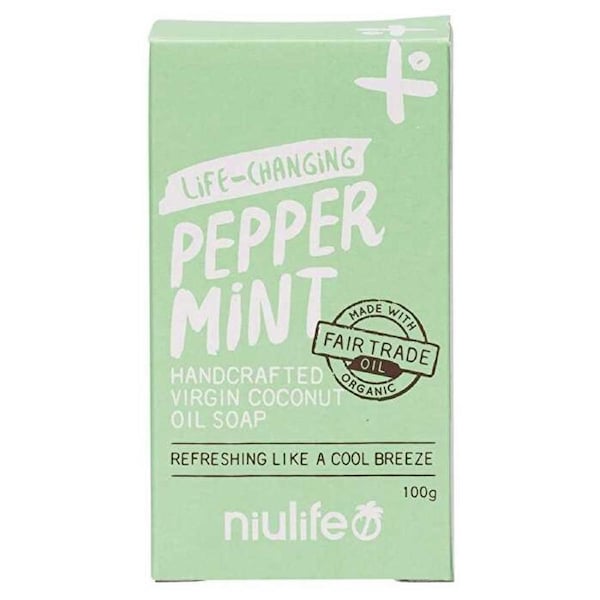 Niulife Coconut Oil Soap Peppermint 100g 100g