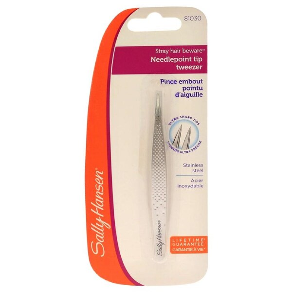 NeedlePoint Tip Tweezer - 81030 by Sally Hansen for Unisex - 1 Pc Tweezer 1 Pc