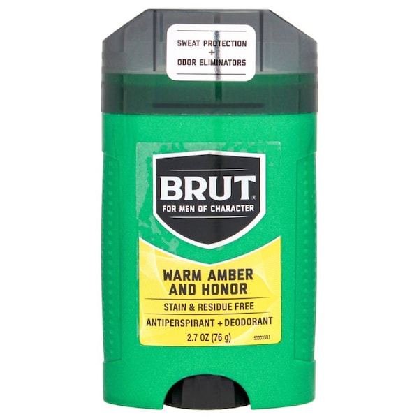 Warm Amber and Honor Antiperspirant Deodorant by Brut for Men - 2.7 oz Deodorant Stick 2.7 oz