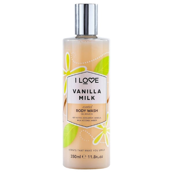 Scented Body Wash - Vanilla Milk by I Love Cosmetics for Women - 11.8 oz Body Wash 11.8 oz