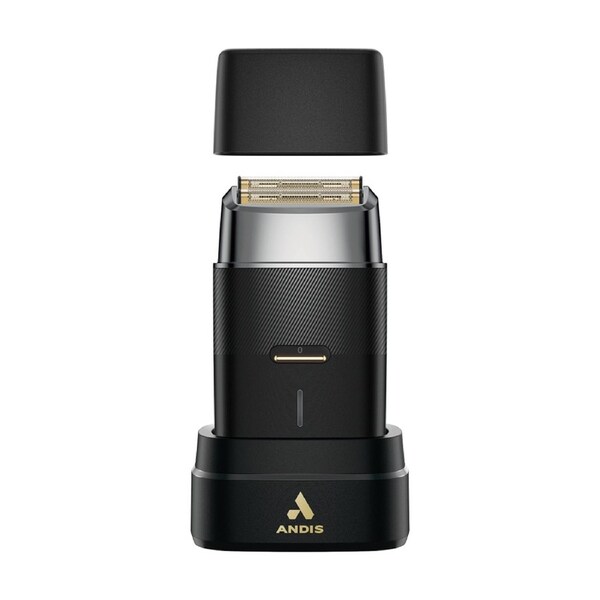 Andis TS-3 Mens Shaver Dual Gold Titanium Foils Rotary Motor Lithium-Ion Battery