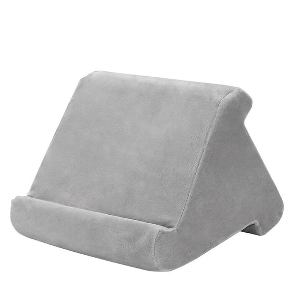 Reading Cushion Tablet Pillow Stands For iPad Grey