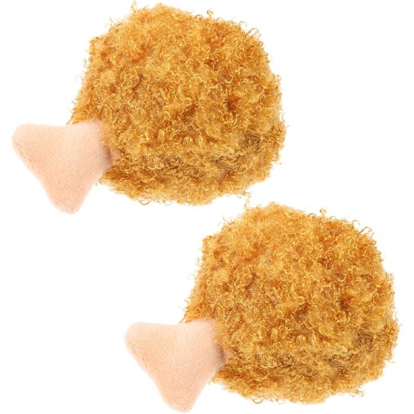 2 Pack Chicken Squeaky Interactive Plush Dog Chew Toy for Dogs