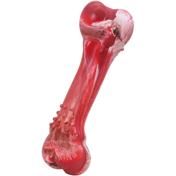 Bone Rubber Interactive Dog Treat Dispensing Toy for Dogs