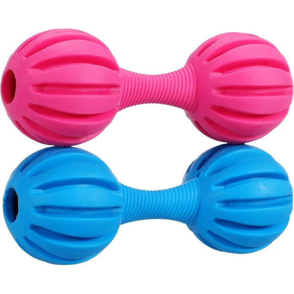 2 Pack Rubber Interactive Dog Training Bell for Puppies and Dogs
