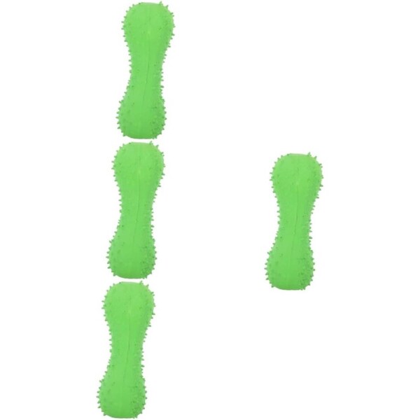 4 Pack TPR Squeaky Interactive Dog Chew Toy for Puppies and Dogs
