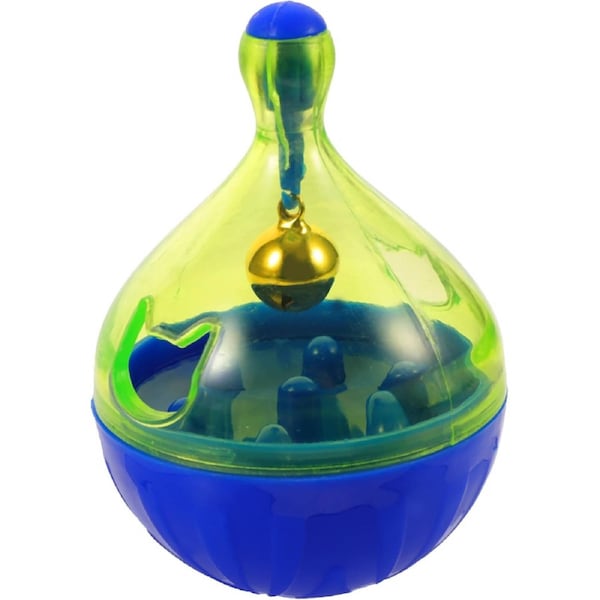 ABS Slow Feeding Interactive Dog Treat Dispensing Toy Random Color for Puppies and Dogs for Indoor Play