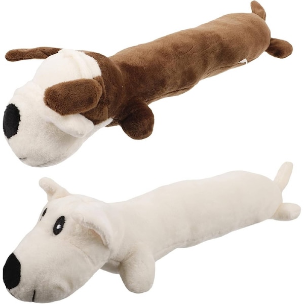 2 Pack PP Cotton Plush Dog Chew Toy for Dogs