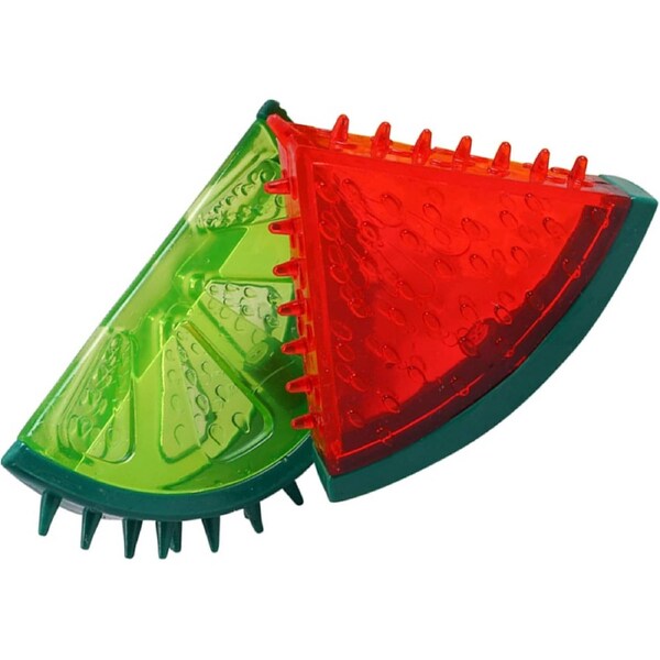 2 Pack TPR Cooling Dog Chew Toy Assorted Colors for Puppies and Dogs