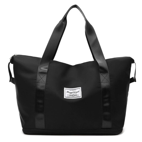Anysort Mommy Diaper Bag Black Waterproof Handbag