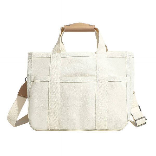 Anysort Mommy Diaper Bag Beige Waterproof Messenger Bag