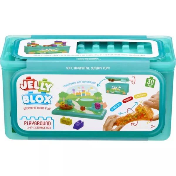 Jelly Blox Playground Store & Play - Creative Role-Play Building Set for Kids Ages 4+
