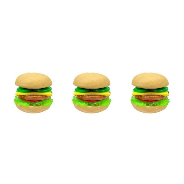 Squish Burger Sensory Squeezy Food Toy