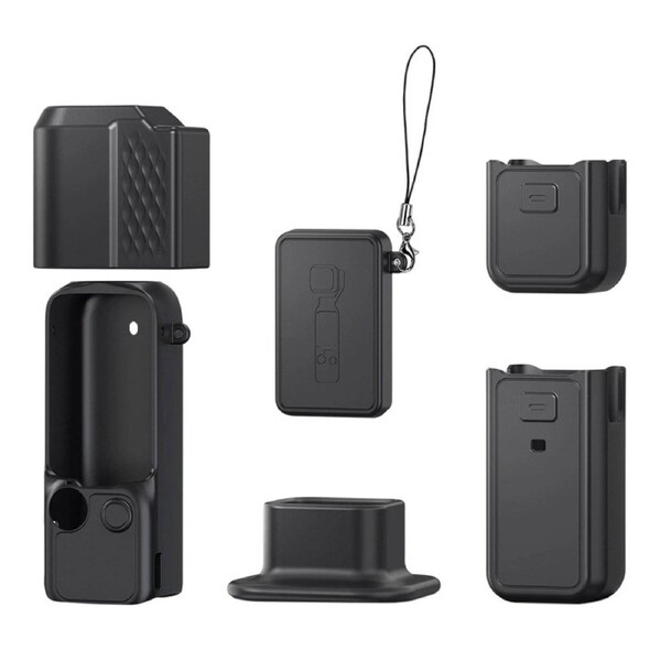 Black Anti-Scratch Protective Cover for DJI Osmo Pocket 4 Camera