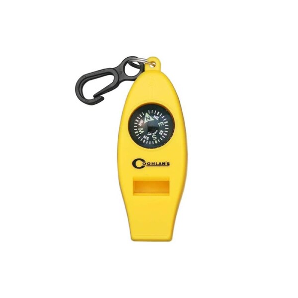 Coghlans Kids 4-Function Whistle for Kids - Yellow