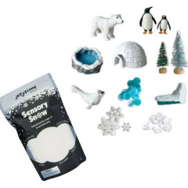 Jellystone Designs Arctic Tray Play Bundle Sensory Set For Kids Calming