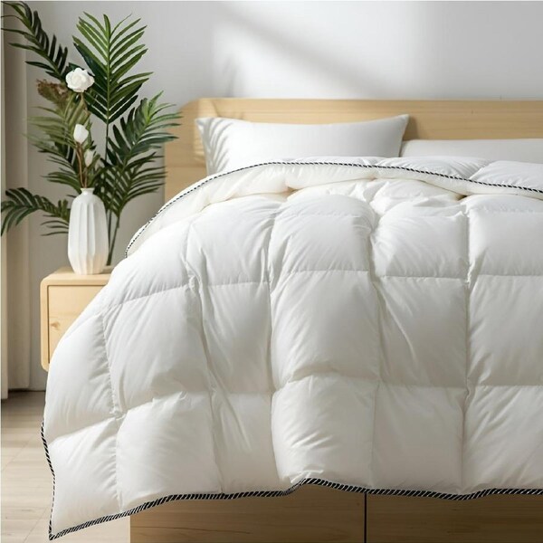 Royal Comfort 350GSM Luxury Soft Bamboo All-Seasons Quilt Duvet Double