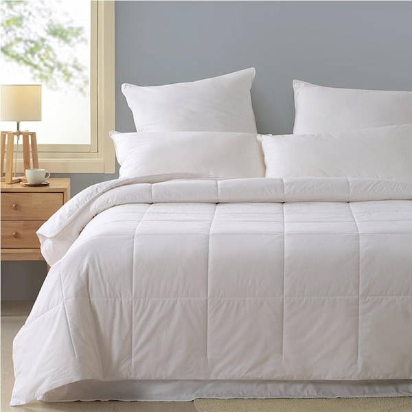 Dreamaker 500GSM Australian Washable Wool Quilt (Single, Double, Queen, King, King Single, Super King) Double