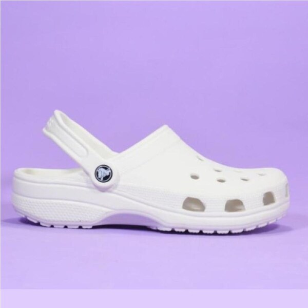 Crocs Unisex Adult Classic Clog, Crocs Shoes Classic Clogs Slippers Garden Breathable Shoes Men Women Adult White M4/W6=EUR36