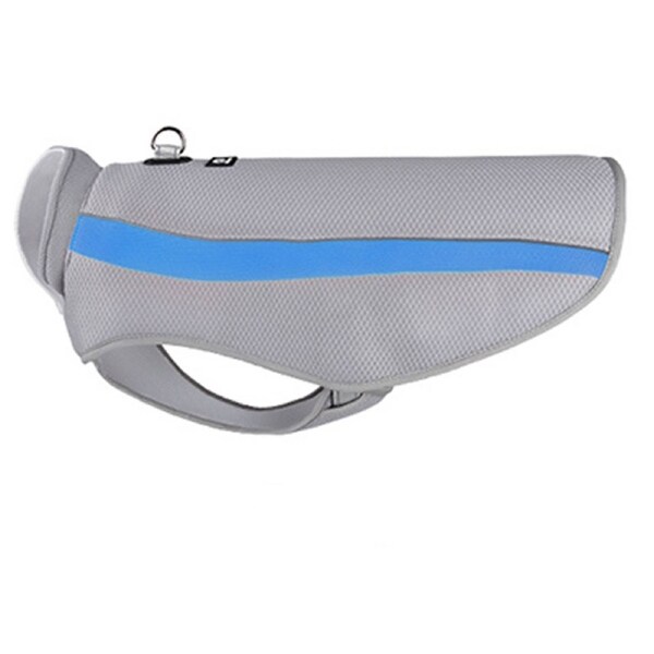 Breathable Ice Silk Dog Cooling Vest XL for Large Dogs Blue