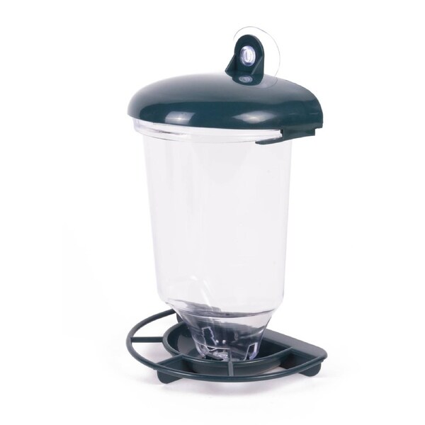 Bird Feeder with Suction Cup 14x10 5x22 5 cm Plastic Window Mounted