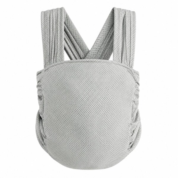 Breathable Pet Carrier Sling Hands Free Design Portable Packable for Walks Summer Travel Gray