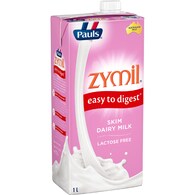 Pauls Zymil Lactose Free Skim Long Life Milk
