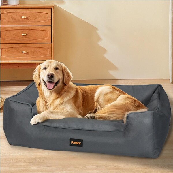 Pawz Waterproof Pet Dog Calming Bed Pet Sofa Orthopaedic Removable Washable XL(120cm x 90cm x 27cm)