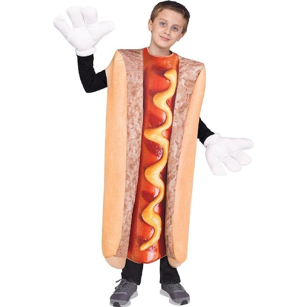 PhotoReal Hot Dog Kids Costume One Size