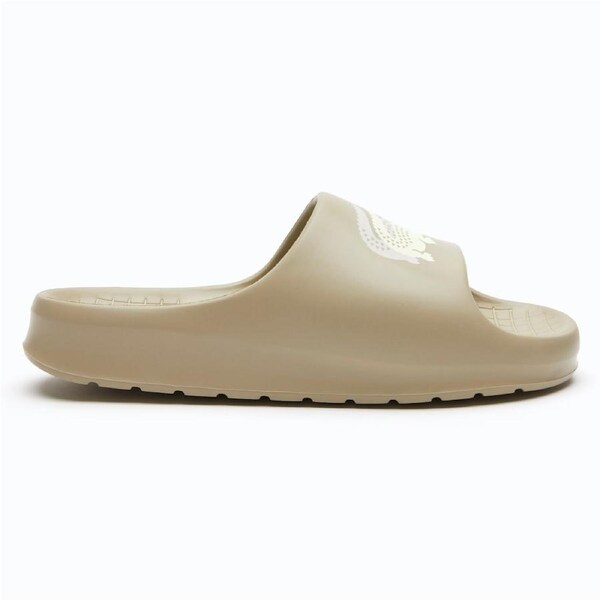 Lacoste Men's Serve Slides 2.0 Khaki/Off White 12 UK