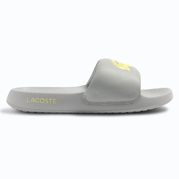 Lacoste Men's Serve Slides 1.0 Light Grey/Light Green (UK 7-10) 11 UK