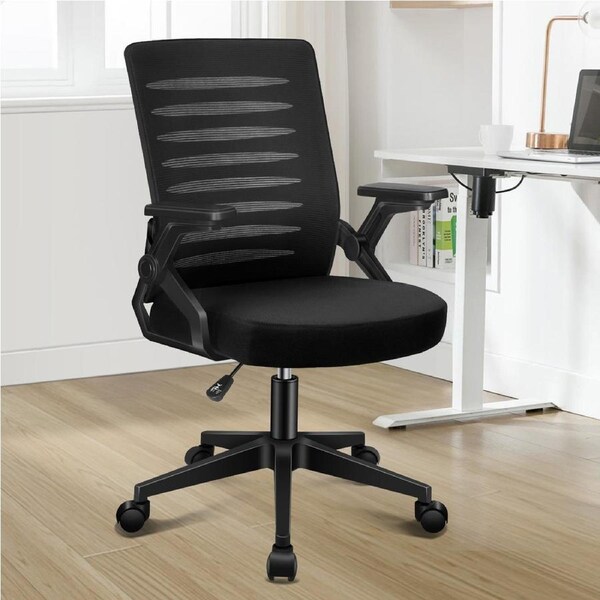 1 ALFORDSON Office Mesh Chair Mid Back All Black