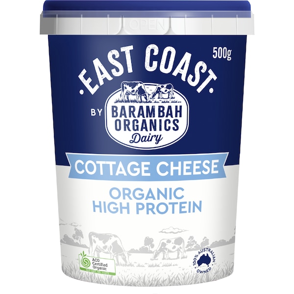 East Coast Sustainable Dairy Cottage Cheese 500g
