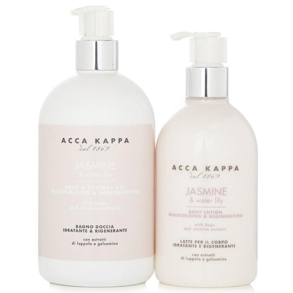 Acca Kappa Jasmine & Water Lily Body Care Gift Set: 2pcs 2pcs