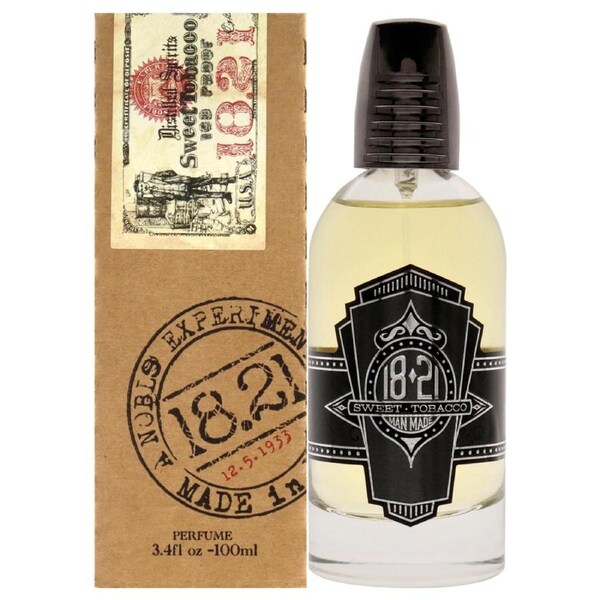 18.21 Man Made Spirits - Sweet Tobacco by 18.21 Man Made for Men - 3.4 oz Parfum Spray 3.4 oz