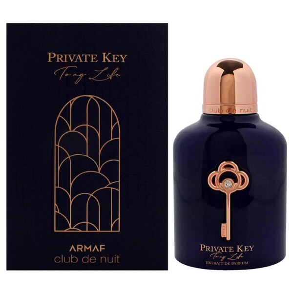Club De Nuit Private Key To My Life by Armaf for Men - 3.4 oz Extrait De Parfum Spray 3.4 oz