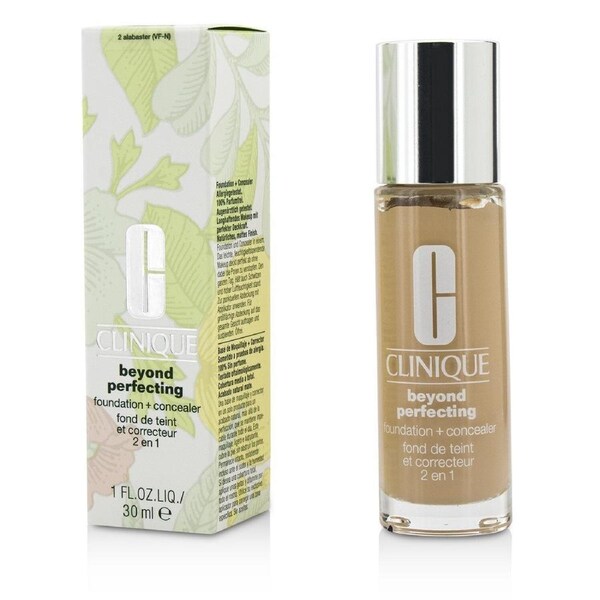 Clinique Beyond Perfecting Foundation & Concealer - # 02 Alabaster (VF-N) 30ml/1oz 02 Alabaster (VF-N) / 30ml/1oz