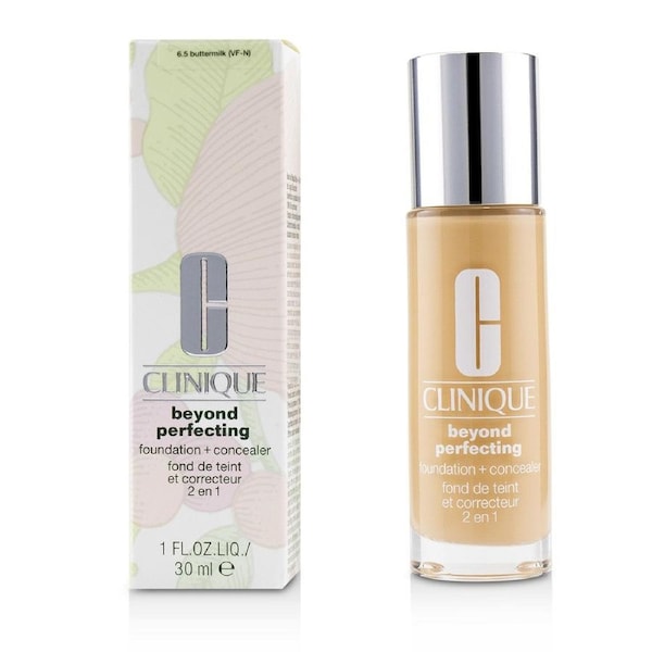 Clinique Beyond Perfecting Foundation & Concealer - # 6.5 Buttermilk (VF-N) 30ml/1oz 6.5 Buttermilk (VF-N) / 30ml/1oz