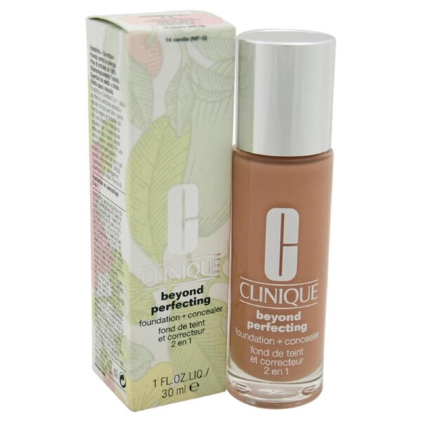 Beyond Perfecting Foundation Plus Concealer - 14 Vanilla MF-G by Clinique for Women - 1 oz Makeup 1 oz
