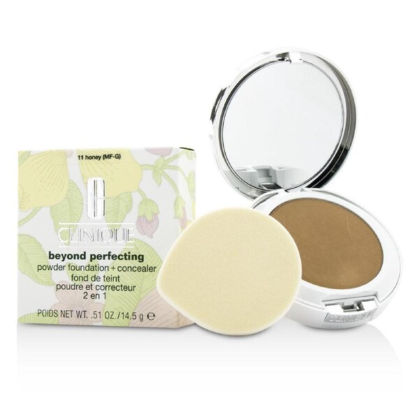 Clinique Beyond Perfecting Powder Foundation + Concealer - # 11 Honey (MF-G) 14.5g/0.51oz 11 Honey (MF-G) / 14.5g/0.51oz