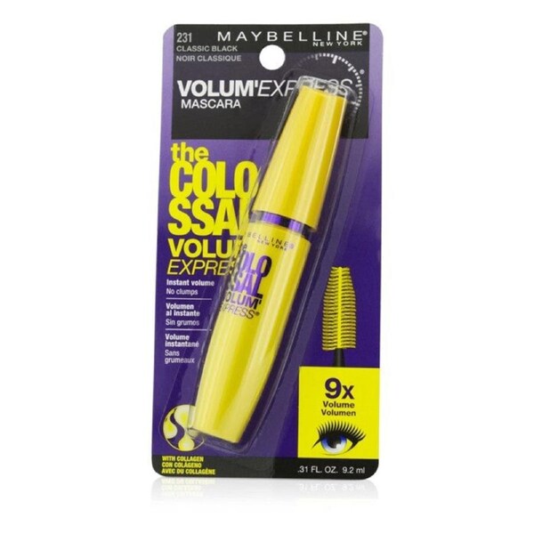 Maybelline Volum' Express The Colossal Washable Mascara - #Classic Black 9.2ml/0.31oz #Classic Black / 9.2ml/0.31oz